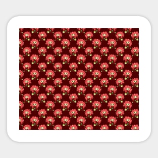 Apple Kokeshi Pattern Sticker